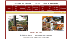 Desktop Screenshot of lerelaisdesmaures.fr