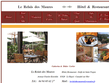 Tablet Screenshot of lerelaisdesmaures.fr
